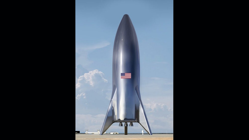 Illustration for article titled La primera nave de pruebas de SpaceX para ir a Marte ya está lista, y parece sacada de un cómic de ciencia-ficción